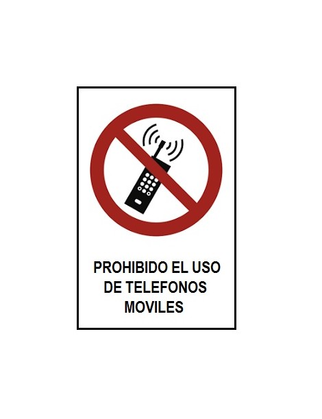 Prohibido telefonos moviles
