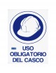 SEÑAL USO OBLIGATORIO DEL CASCO 30x45